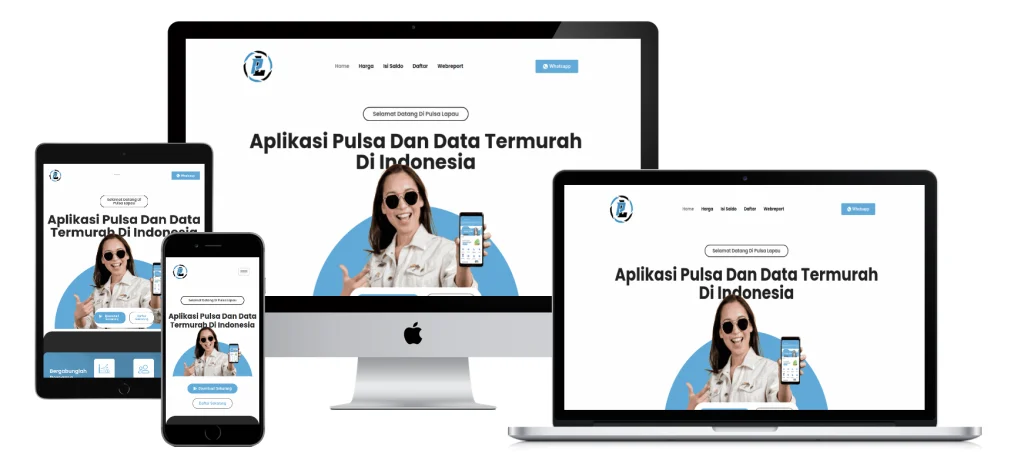 Screenshot arsip website Pulsalapau dari portfolio Modygo